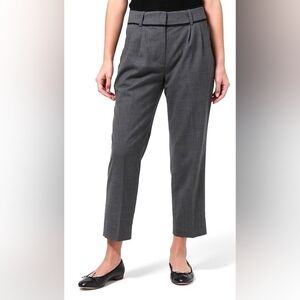 J. Crew Women's Gray Wool Blend Tailored Pants 14
